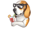 maj beagle chien - ingyenes png animált GIF