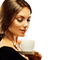 Woman Coffee Tea - Bogusia - gratis png geanimeerde GIF