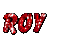 Robocar POLI  Roy Text - Animovaný GIF zadarmo animovaný GIF