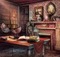 library study fantasy room background - PNG gratuit GIF animé
