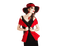 kikkapink fashion woman red black hat - darmowe png animowany gif