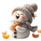 petit personnage hiver - PNG gratuit GIF animé