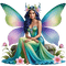 springtimes fantasy girl woman spring fairy - ilmainen png animoitu GIF