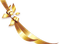 gold bow - PNG gratuit GIF animé