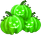 soave deco halloween pumpkin green - png gratuito GIF animata