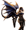fantasy woman and dragon nataliplus - nemokama png animuotas GIF