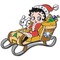 Winter-Betty-Boop. - 免费PNG 动画 GIF