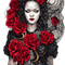kikkapink gothic dark woman steampunk - gratis png geanimeerde GIF