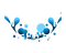 Deco, Graphic, Graphics, Design, Designs, Paint,  Paints, Effect, Effects, Blue - Jitter.Bug.Girl - zadarmo png animovaný GIF