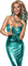 kvinna-blå - Free PNG Animated GIF
