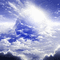 Y.A.M._Fantasy Sky clouds background blue - GIF animé gratuit GIF animé