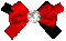 Bow.White.Red.Black.Animated - KittyKatLuv65 - Free animated GIF Animated GIF