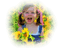 child autumn sunflowers enfant automne