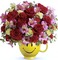 Flowers fleurs flores art arrangement bouquet - PNG gratuit GIF animé