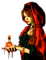 gothic woman by nataliplus - бесплатно png анимированный гифка