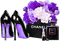 soave deco fashion coco chanel perfume  purple - PNG gratuit GIF animé