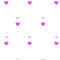 cute falling pink hearts pixel art - GIF เคลื่อนไหวฟรี GIF แบบเคลื่อนไหว