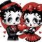 ♡§m3§♡ vintage old betty vday cute red - ingyenes png animált GIF