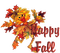 Happy fall - PNG gratuit GIF animé