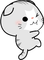 kawaii cat hug snuggle skrunkly - PNG gratuit GIF animé