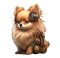 Steampunk dog - png gratis GIF animasi