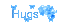 hugs  blue text - Ilmainen animoitu GIF animoitu GIF
