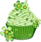 soave deco cake cup  patrick  green gold - png gratuito GIF animata
