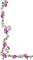 deco frame corner flowers kikkapink vintage - Free PNG Animated GIF
