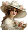 Vintage Woman - δωρεάν png κινούμενο GIF
