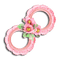 kikkapink pink frame spring circle - nemokama png animuotas GIF