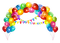 Kaz_Creations Colours Balloons - png gratuito GIF animata