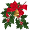 christmas bell mistletoe  deco noel - zadarmo png animovaný GIF