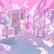 anime background pastel - nemokama png animuotas GIF