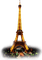 Kaz_Creations Paysage Scenery Eiffel Tower Paris - PNG gratuit GIF animé