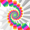 fractal fractale fraktal abstrakt abstrait  abstract effet  effect effekt animation gif anime animated fond background hintergrund  colored bunt coloré - GIF animé gratuit GIF animé