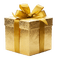 gold gift - PNG gratuit GIF animé