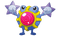 Pokemon - Starmie - ingyenes png animált GIF