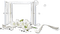frame-window-flower-white - PNG gratuit GIF animé