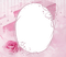 Frame Pink Rose - png grátis Gif Animado