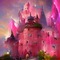 Pink Castle Background - nemokama png animuotas GIF