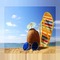 fond beach sea - png gratis GIF animado