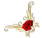 bordura Melly ruža - ilmainen png animoitu GIF