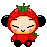 Strawberry Pucca - Bezmaksas animēts GIF animēts GIF