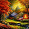 kikkapink fantasy autumn background animated - Bezmaksas animēts GIF animēts GIF