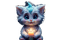 Cute little Cat - bezmaksas png animēts GIF