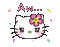 Hello kitty aw cute kawaii mignon gif - GIF animado grátis Gif Animado
