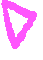 bright vibrant pink triangle scribble wermking - Gratis geanimeerde GIF geanimeerde GIF