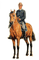 caballero caballo   vintage  dubravka4 - darmowe png animowany gif