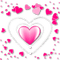 Hearts.Text.Love.White.Pink - PNG gratuit GIF animé