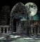 Rena Moon Friedhof Hintergrund Gothic - png gratuito GIF animata